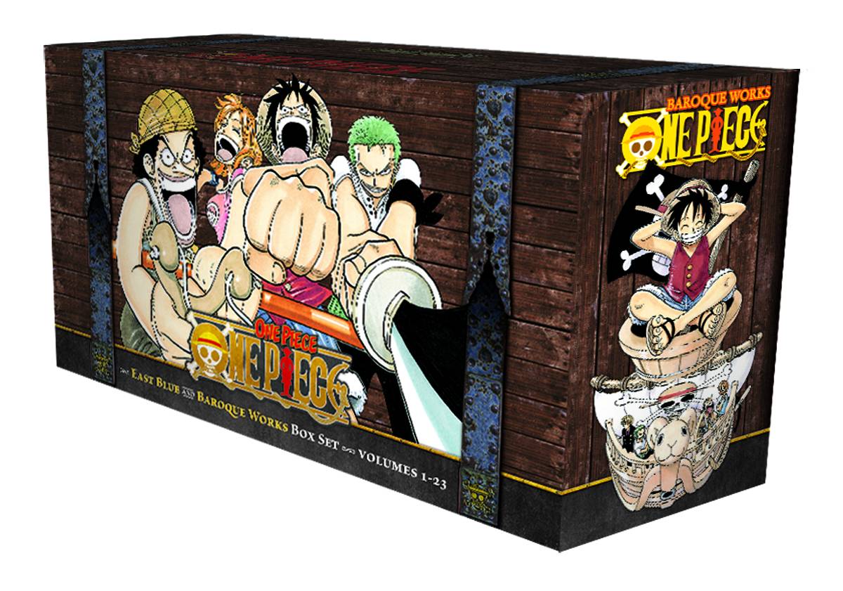 One Piece Box Set: East Blue and Baroque Works, Volumes 1-23